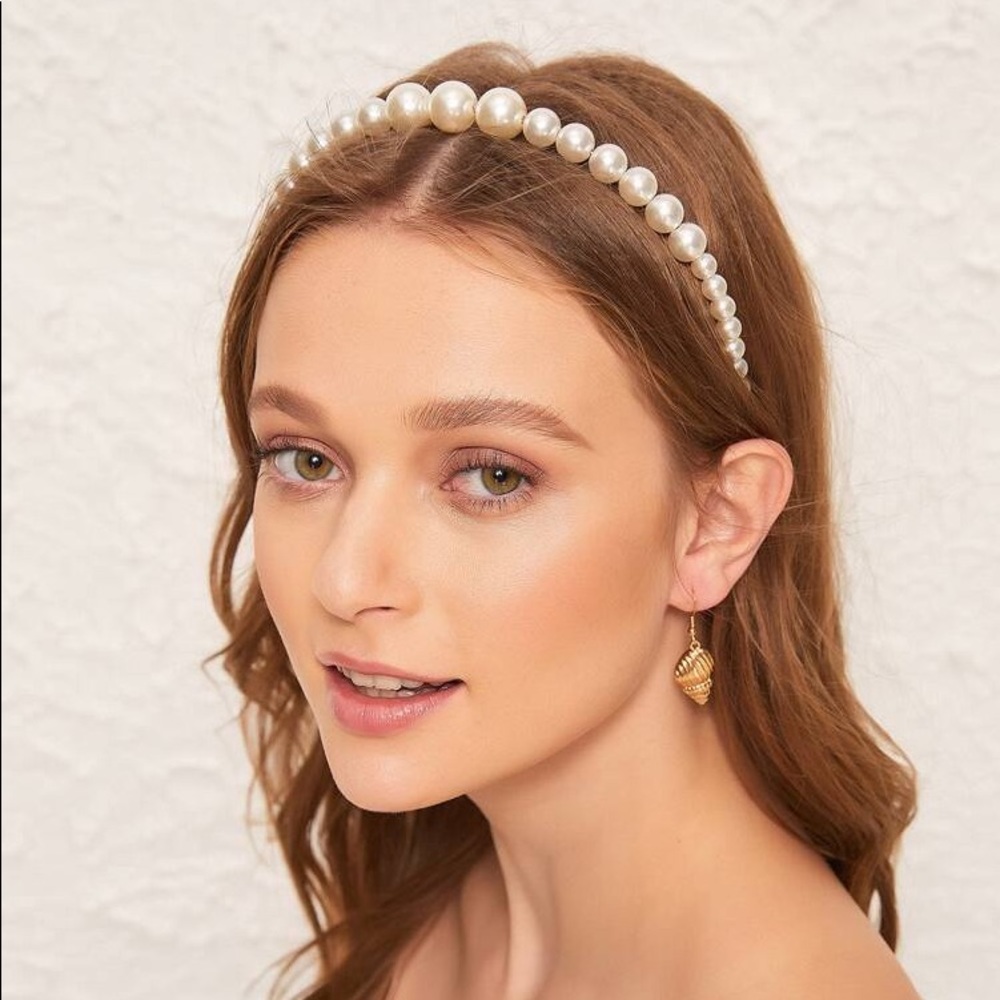 Faux Pearl Headband